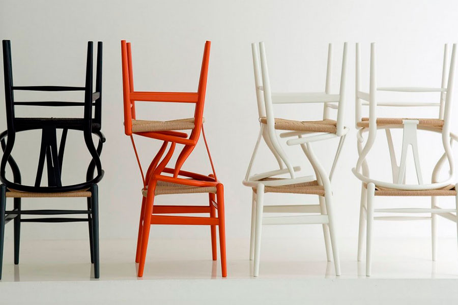 Wishbone chair, an icon of Scandinavian design