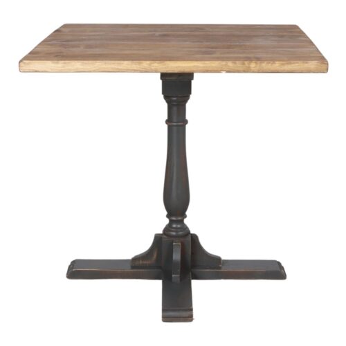HUFFIN DINING TABLE Vintage style, with turned central leg. 1