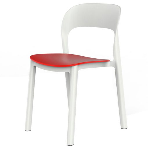 ONA Silla apilable de polipropileno apta para exterior. Encuéntrala en MisterWils. Más de 4000m² de exposición y almacén. Aparadores, Cartelería artística, Complementos, Estantes, Iluminación, Mesas, Outlet, Plantas Artificiales, Sillas, Sofás y bancos, Taburetes, Ventilación.