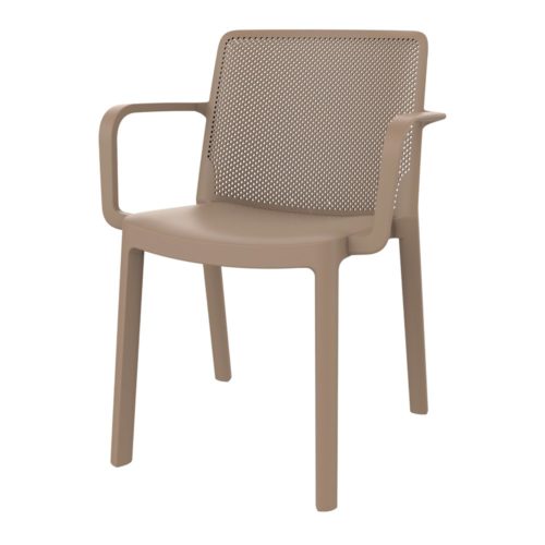 LONLI ARMS STACKABLE CHAIR