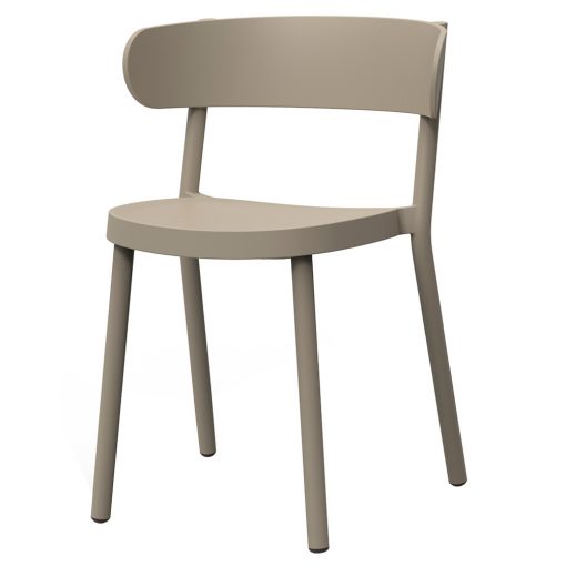 CASINO STACKABLE CHAIR with arms, suitable for indoors and outdoors. Find it on MisterWils. More than 4000sqm of showroom and warehouse.