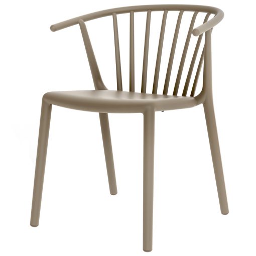 WOODY STACKABLE CHAIR, injected in fiberglass with PP. Find it on MisterWils. More than 4000sqm of showroom and warehouse.