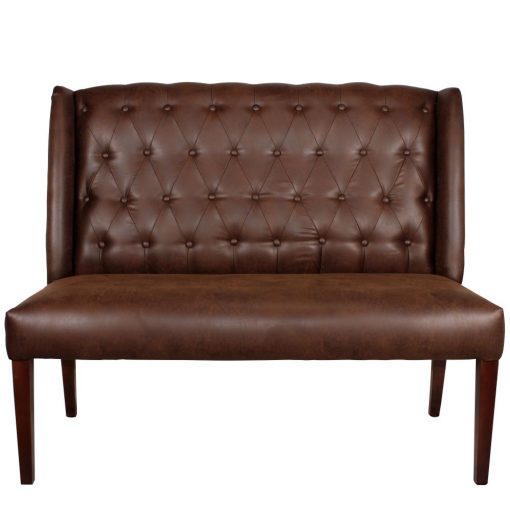 MURANO BUTTONS UPHOLSTERED BENCH Vintage style, with fusion upholstery with buttons. Find it on MisterWils. More than 4000sqm of showroom and warehouse.