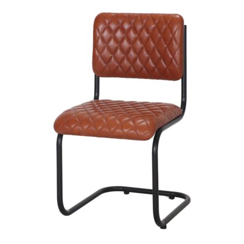 LUNA LEATHER CHAIR Industrial style 1