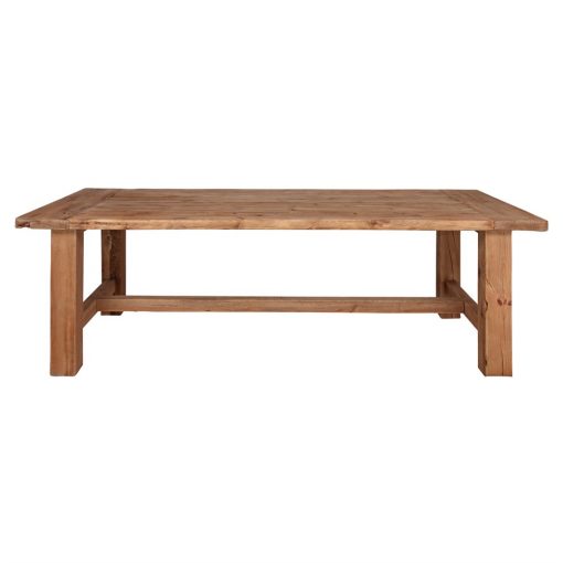 MISURI BIG Mesa estilo Rústico Vintage de madera reciclada con traviesa. Encuéntralo en MisterWils. Más de 4000m² de exposición y almacén.