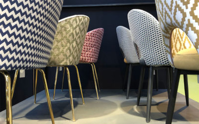 The new upholstered chairs that we presented at the Zaragoza Fair