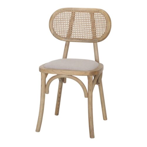 SENDAI ANTIQUE WOODEN CHAIR Vintage-Bistró style, 1