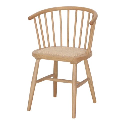 SHERRY WOOD AND RATTAN CHAIR 1