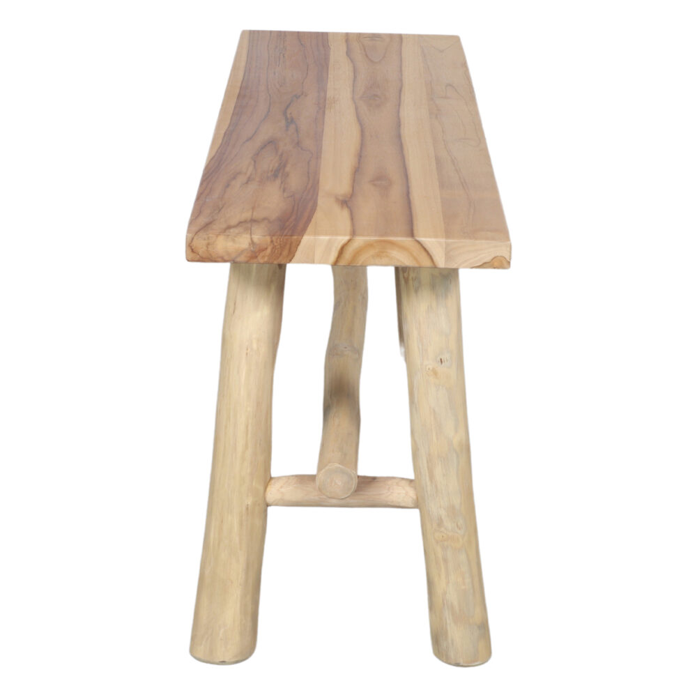 JANORY WOODEN BENCH Rustic Vintage 3