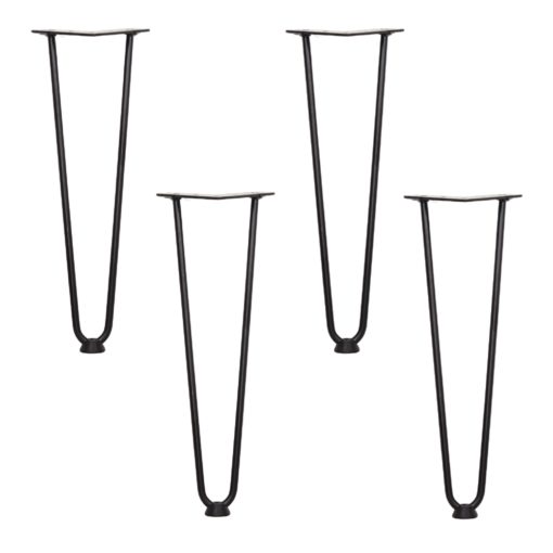 HAIRPIN 40cm 4x Patas de acero para mesa estilo Mid Century. Encuéntralas en MisterWils. Más de 4000m² de exposición y almacén.