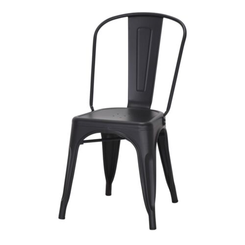 FAVORIT METAL CHAIR Industrial style. black 1