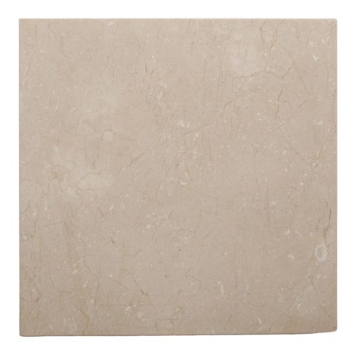 CREAM CREMA MARFIL MARBLE TABLETOP with straight edges by milling. Find it on MisterWils. More than 4000sqm of showroom and warehouse.