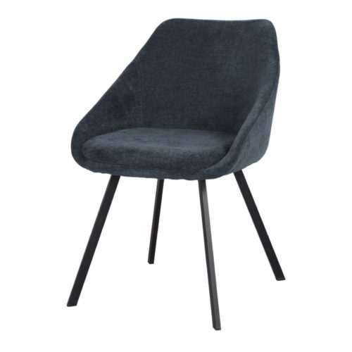 TILIA UPHOLSTERED CHAIR, Contemporary style, made of steel and upholstered in fabric. Find it on MisterWils. More than 4000sqm of showroom and warehouse. petrol 1