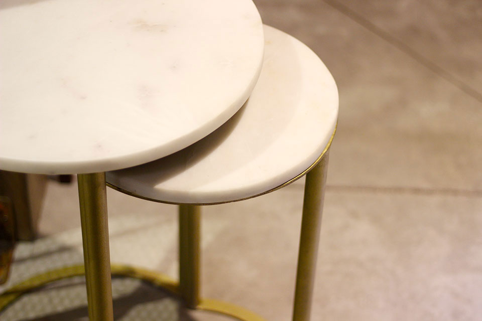 These are the MisterWils marble tables