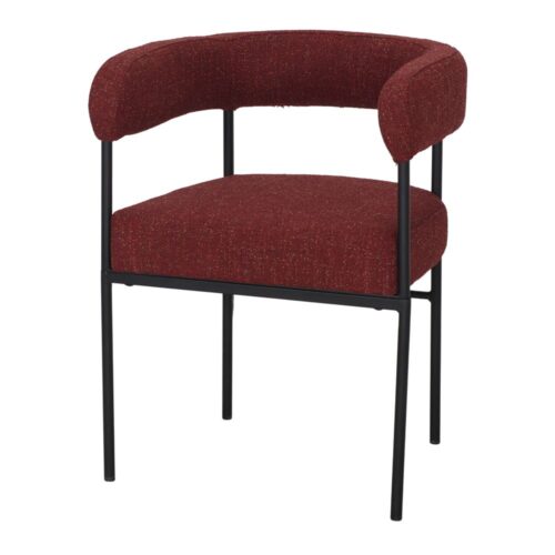 ELIANA UPHOLSTERED CHAIR Contemporary style. wine 1