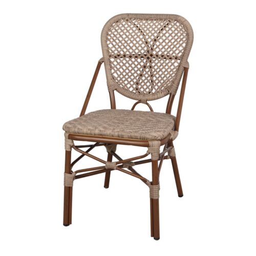 LAUREN SYNTHETIC RATTAN CHAIR Bistró style. Find it on MisterWils. More than 4000sqm of showroom and warehouse.1