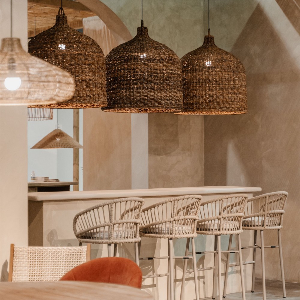 MALASIA BANANA LEAVES LAMPSHADE. 2 Photo Shoot Habitat 2024