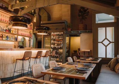 In Osuna, MATACANDELA, an intimate restaurant with haute cuisine flavors.