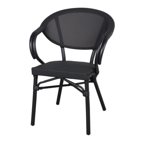VOLDEM SYNTHETIC RATTAN CHAIR Bistro style. 3/4