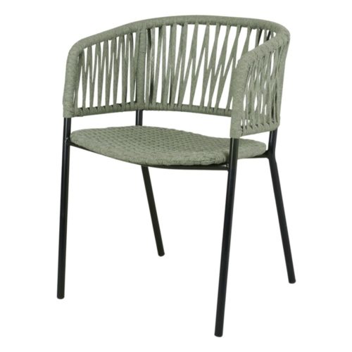 ALSIMER CORD AND METAL CHAIR