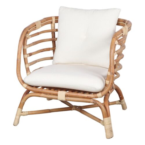 BELICE RATTAN ARMCHAIR Mediterranean style 1