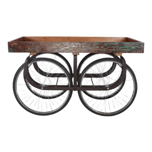 VELOCAR WOOD AND METAL CART
