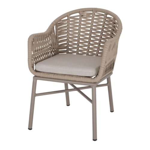 ARMENY METAL AND CORD CHAIR Mediterranean style. 1