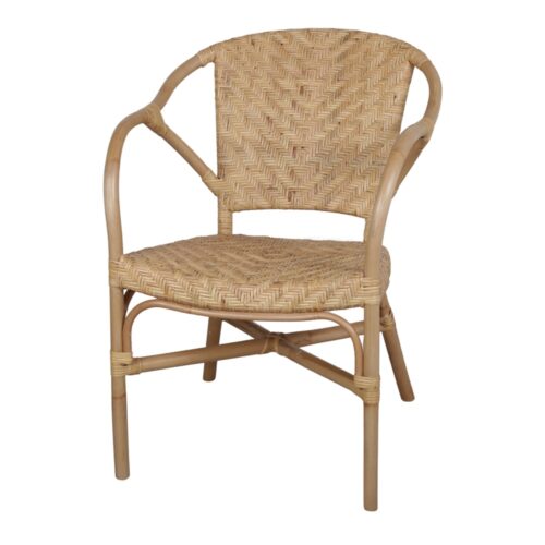 DEVON RATTAN CHAIR Bistró style made of natural rattan. Find it on MisterWils. More than 4000m² of showroom and warehouse.