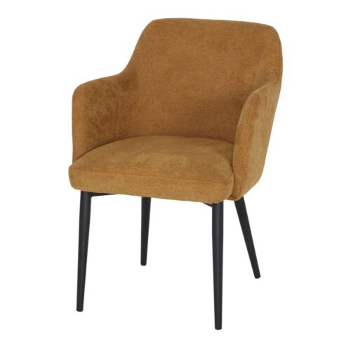 SALMA UPHOLSTERED CHAIR Contemporary style. curry 1