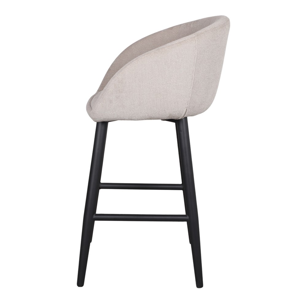 SAGARI KITCHEN STOOL Contemporary style. Find it on MisterWils. More than 4000m² of showroom and warehouse. beige side