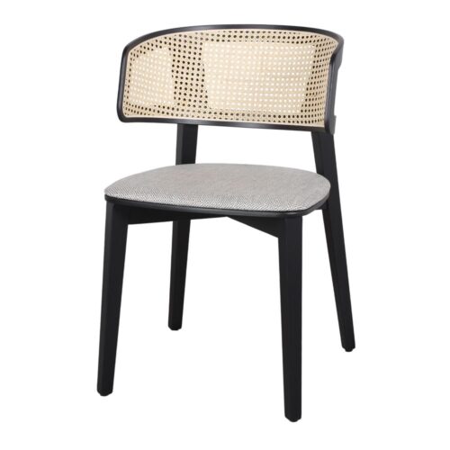CANARITA WOODEN CHAIR. black 1
