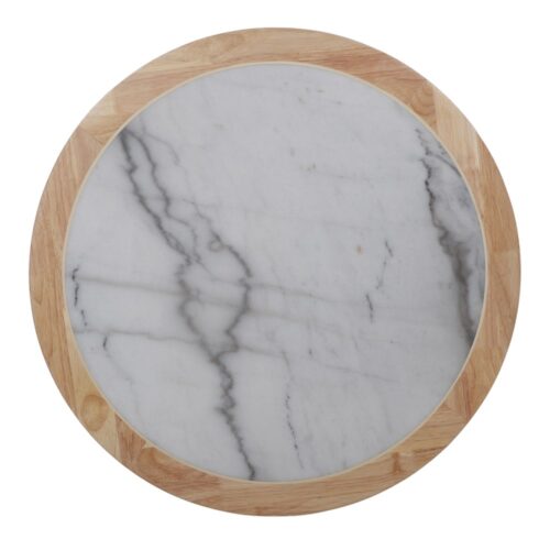 DUBLIN MARBLE AND WOOD TABLETOP