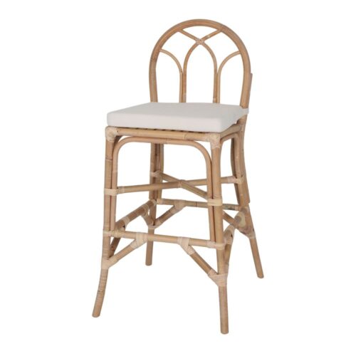 AVANTA RATTAN HIGH STOOL Mediterranean style. 1