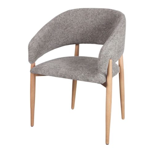 MOGI UPHOLSTERED CHAIR grey 1