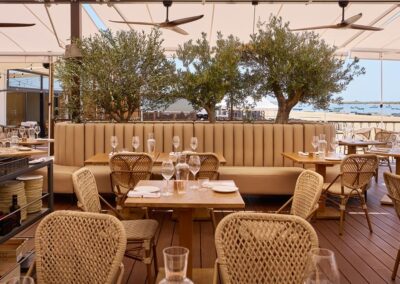 Restaurant Fango outdoor lounge