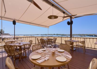 Terrace restaurant Fango Bistro style chairs