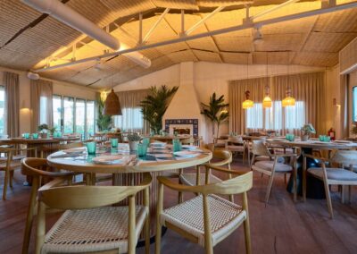 living room with furniture restaurant Hermanos Guadalupe