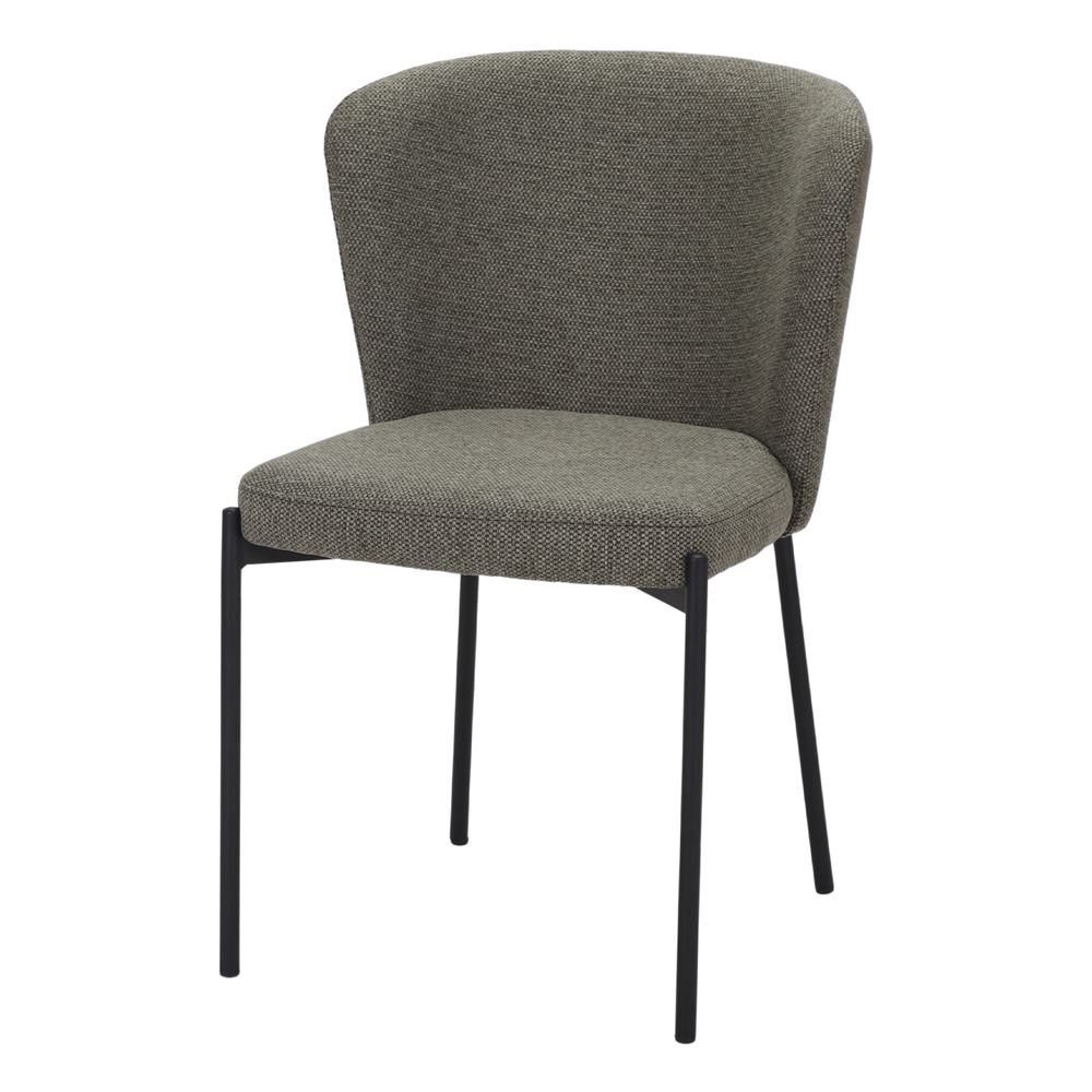 upholstered chair ussac green grass 3/4 view