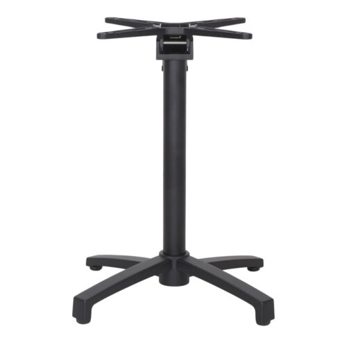 OWEN TEXTURED TABLE FRAME made of aluminium, foldable. 1