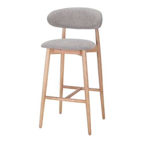 POINSETIA WOODEN HIGH STOOL 1