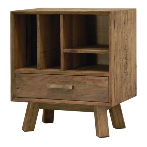 MELBOURNE WOODEN NIGHT STAND Rustic style