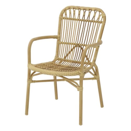 PAXTON OUTDOOR ARMCHAIR Mediterranean style